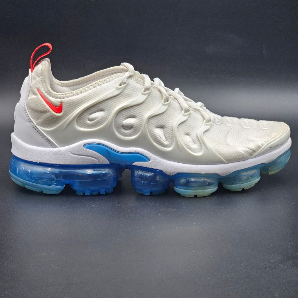 Nike Air VaporMax Plus White University Blue Men's Size 9 Sneakers DV2119-100